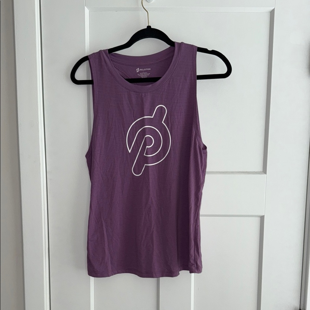 Peloton Purple Muscle Tee Athletic Top